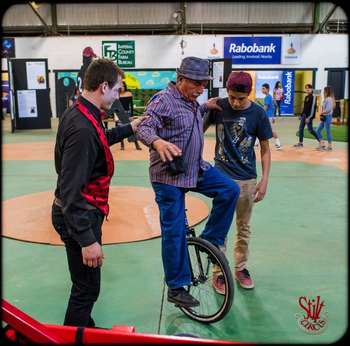 Student learns to Unicycle